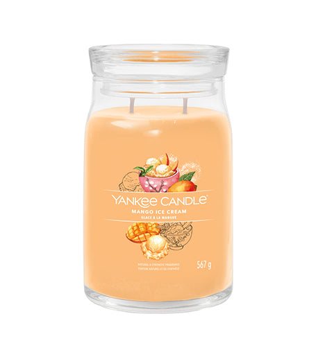 Yankee Candle Signature Mango Ice Cream vonná svíčka 567 g