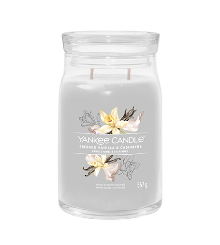 Yankee Candle Smoked Vanilla & Cashmere signature svíčka velká 567 g
