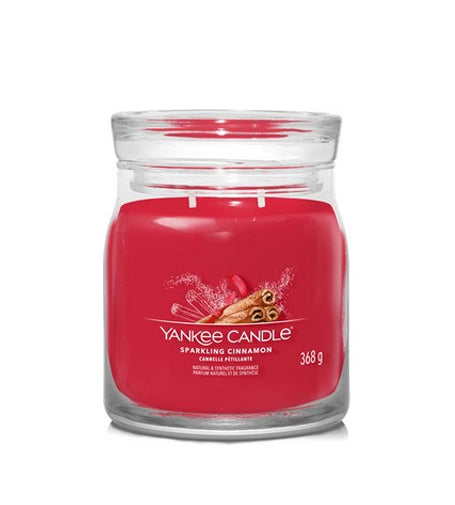 Yankee Candle Sparkling Cinnamon signature svíčka střední 368 g