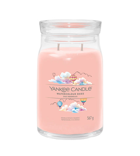 Yankee Candle Watercolour Skies signature svíčka velká 567 g