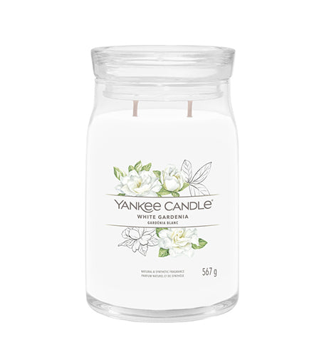 Yankee Candle White Gardenia signature svíčka velká 567 g