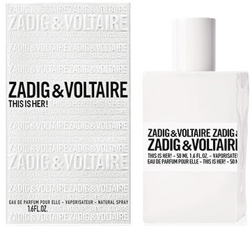 Zadig & Voltaire This is Her! Eau De Parfum Femme 50ml