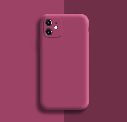 Coque en silicone pour iPhone 11 Pro Max, protection complète