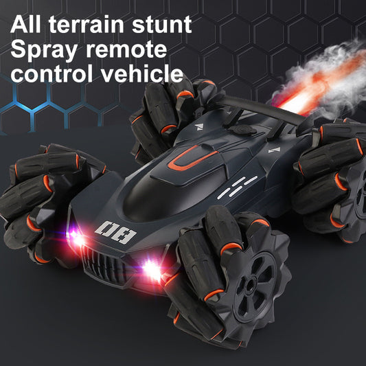 Drift Spray Stunt Racing – voiture jouet électrique pour enfants, lumières musicales à grande vitesse, télécommande 2.4g