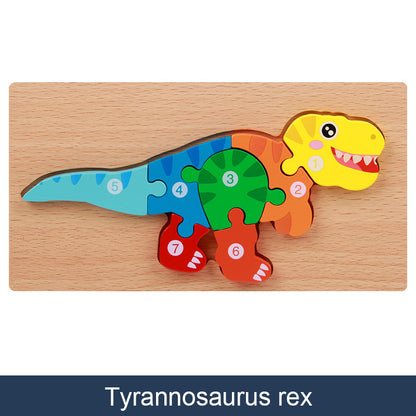 Puzzle dinosaure bricolage pour jeunes enfants de 3 à 6 ans