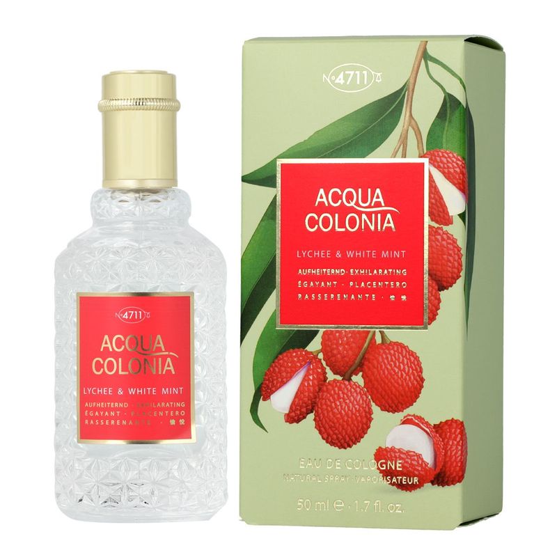 4711 Acqua Colonia Lychee & White Mint Eau de Cologne 50 ml (unisexe)