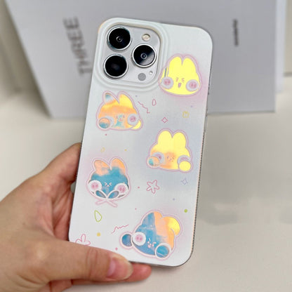 Coque colorée avec feux d'artifice étoilés iPhone 13/12/14 Pro Max