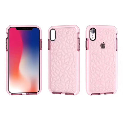 Coque souple transparente en diamant bicolore pour iPhone X XR XS MAX 6 7 8 Plus