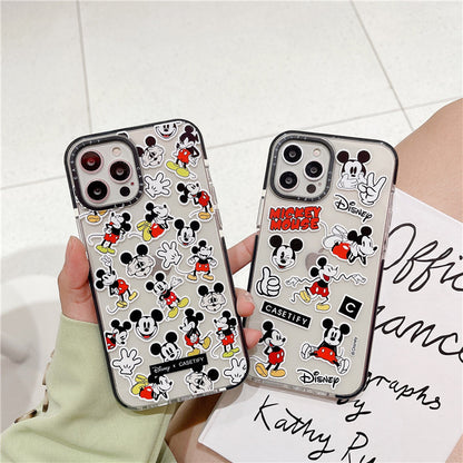 Coque de protection transparente Mickey Mouse pour iPhone 12