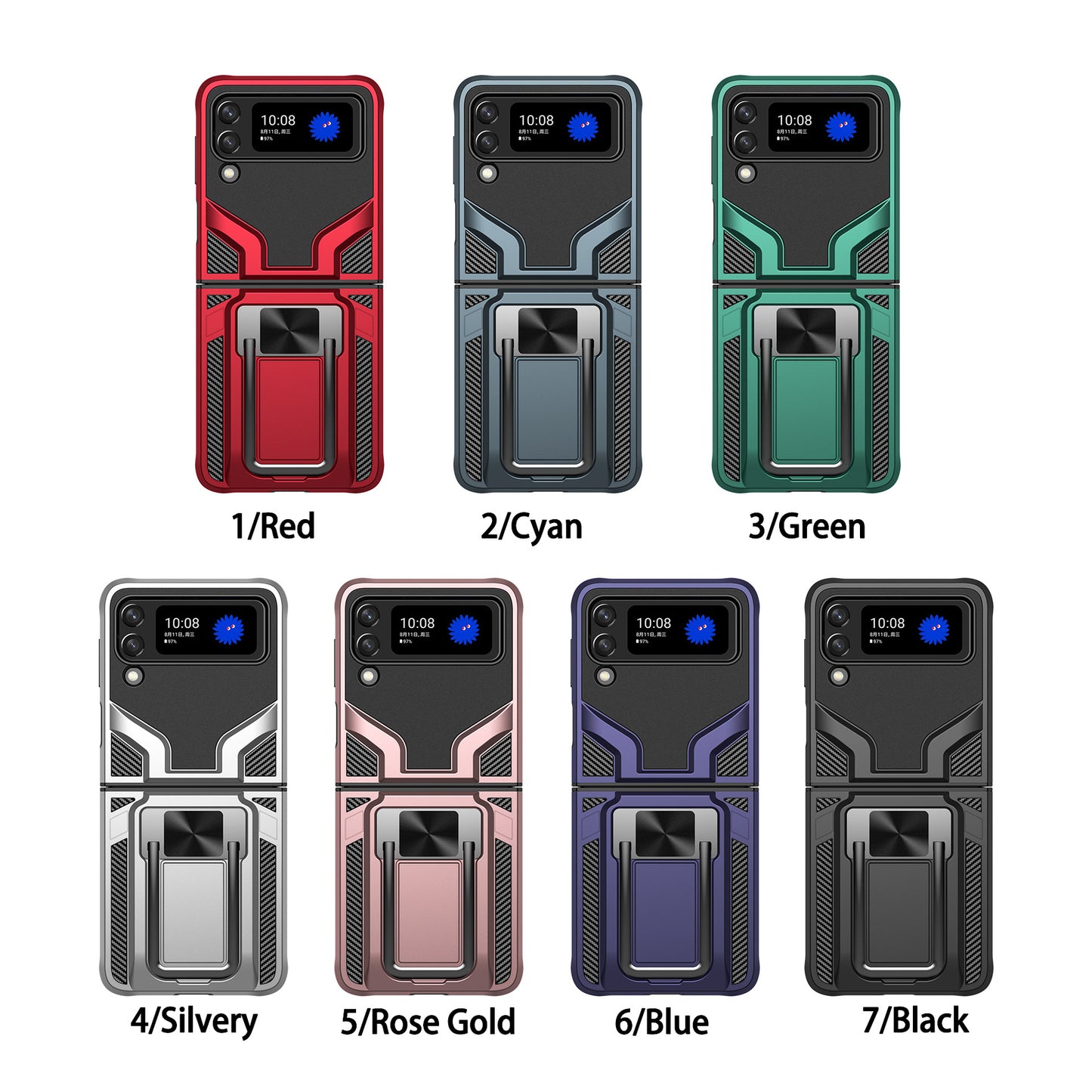Coque de protection pliable pour Samsung Z Flip3