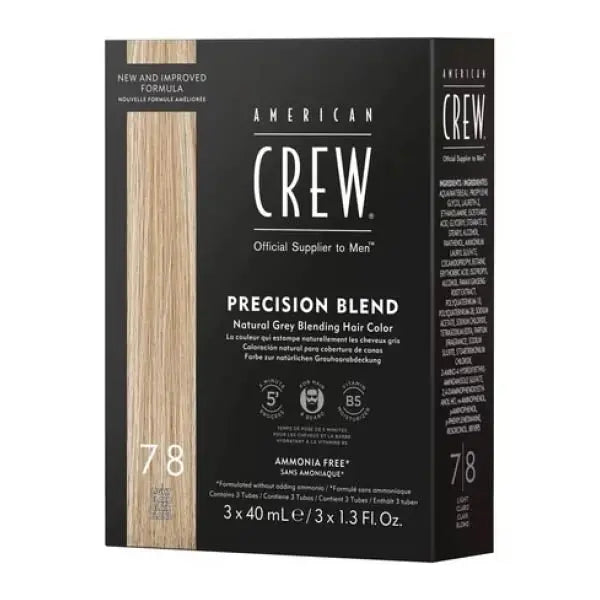 American Crew Precision Blend Lote Cream Numéro 7/8 Ensemble de gels légers American Crew