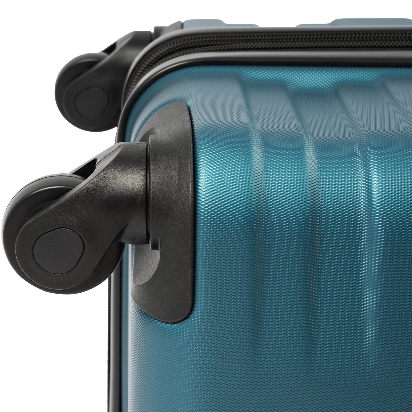 Ensembles de bagages rigides, valise à roulettes 3 pièces avec serrure TSA légère 20''24''28'' bleu marine + ABS