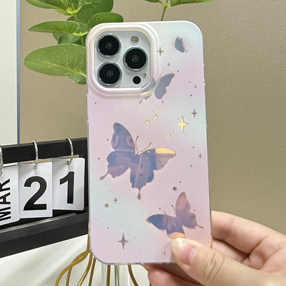 Coque colorée avec feux d'artifice étoilés iPhone 13/12/14 Pro Max