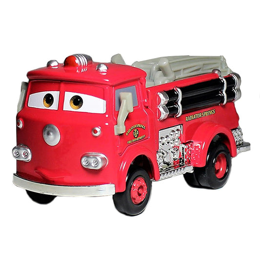 Cars 2 – petit camion de pompier rouge en alliage, jouet de Simulation de dessin animé pour enfants