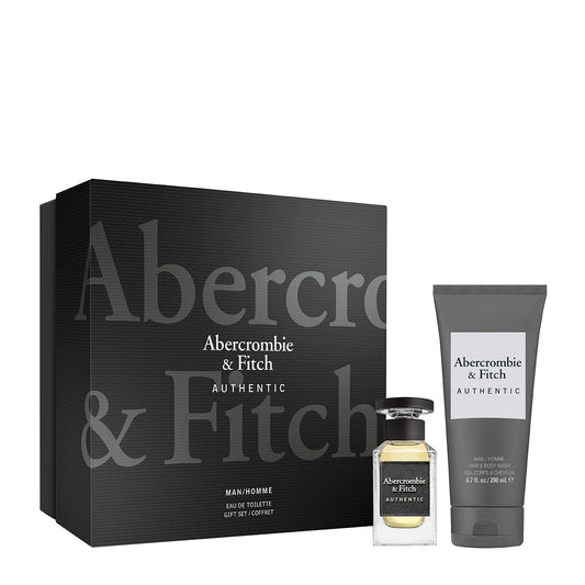 Abercrombie & Fitch Authentic Man Eau de Toilette Homme 50ml + Gel Corps et cheveux 200ml