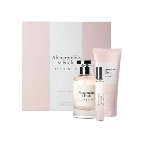 Abercrombie & Fitch Authentic Woman Eau de Parfum 100ml + EDP 15ml + Lait corps 200ml Femme