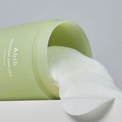 Discos calmantes y suavizantes Abib Heartleaf Spot Pad 80 unidades