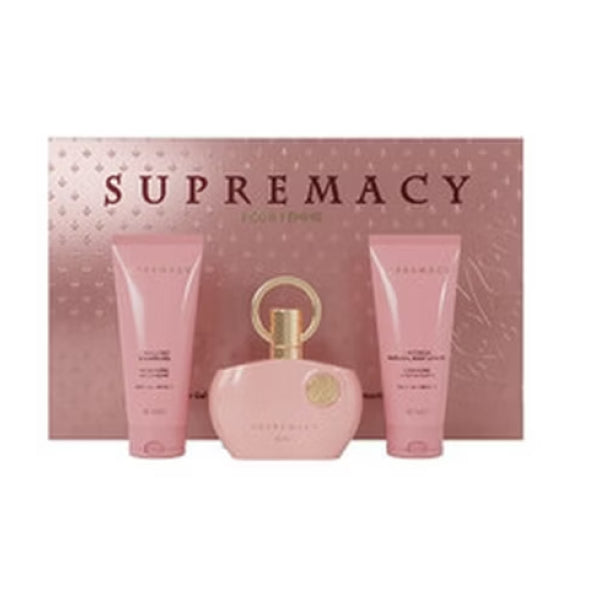 Afnan Supremacy Pink Eau de Parfum 100ml + Gel douche 100ml + Lait corps 100ml Femme