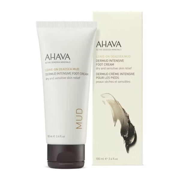 Ahava Leave-On Deadsea Mud Crème pour les pieds 100 ml