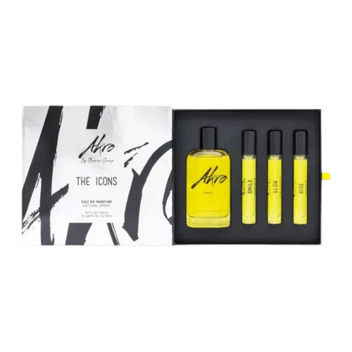 Akro Bake Eau de Parfum 100ml + 2 x EDP 10ml + Extrait de Parfum 10ml Unisexe