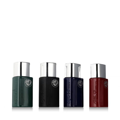 Alfa Romeo Black Eau de Toilette Green 15ml + EDT Black 15ml + EDT Blue 15ml + EDT Red 15ml Homme