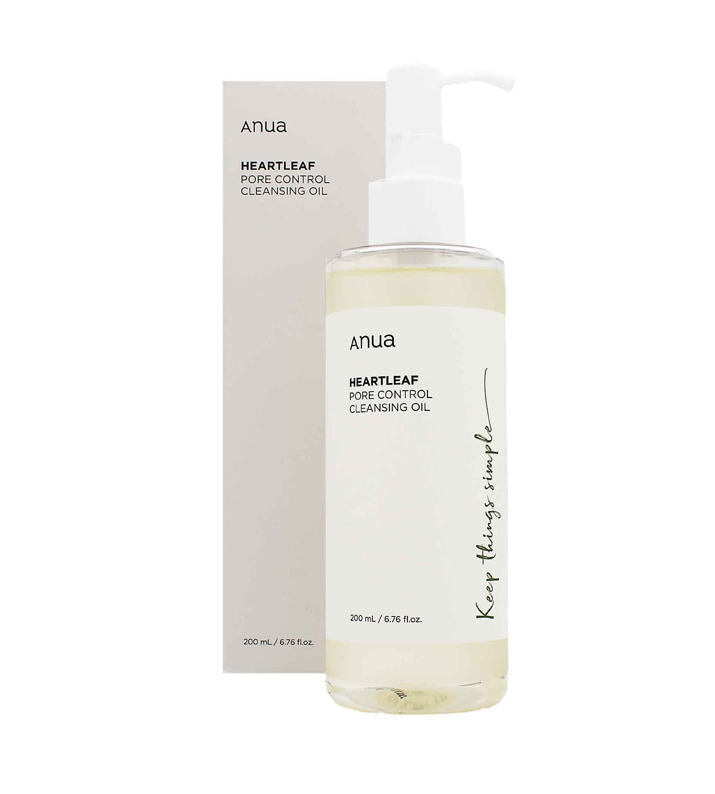 Anua Hearleaf Pore Control Cleansing Oil huile démaquillante purifiante 200ml