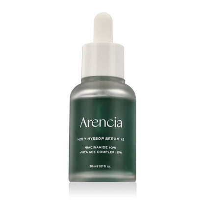 Arencia Holy Hyssop Serum 12 – Sérum Éclat & Anti-Taches 30 ml