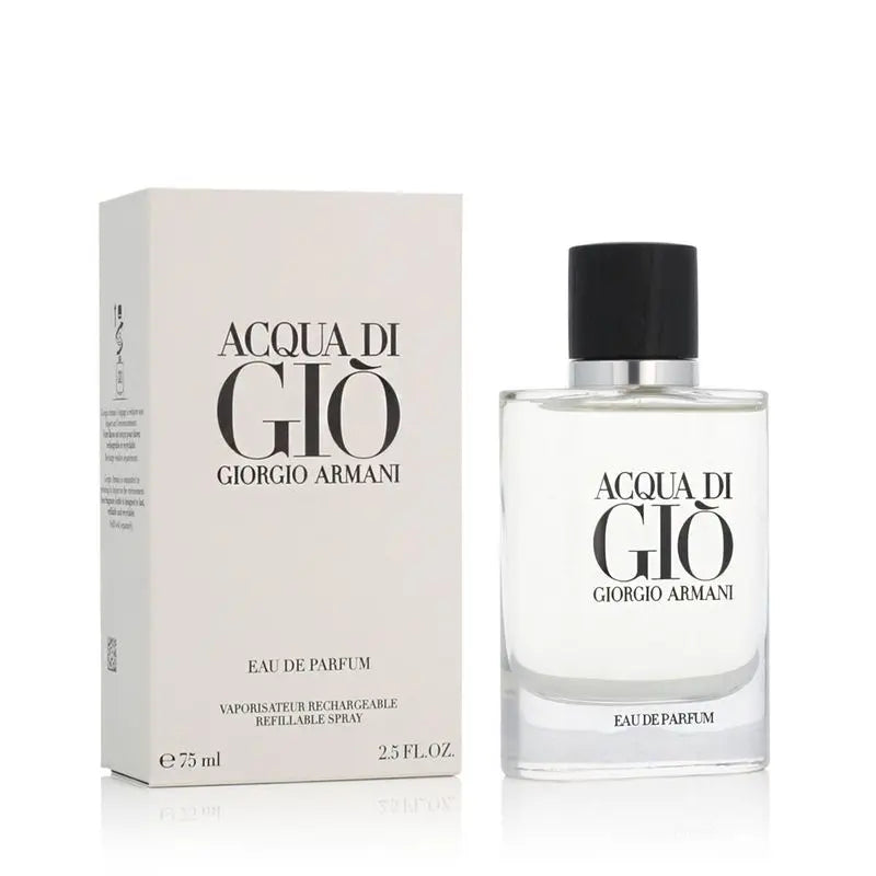 Armani Giorgio Acqua di Gio Pour Homme Eau De Parfum Rechargeable 75 ml Armani Giorgio