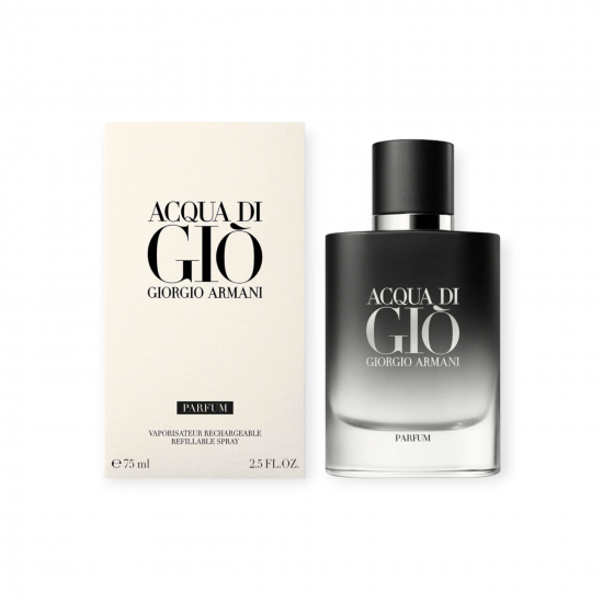 Armani Acqua di Gio Parfum Homme 75 ml Rechargeable