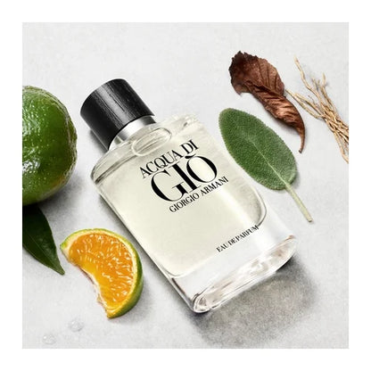 Armani Acqua di Giò Pour Homme Eau de Parfum Rechargeable 125 ml – Parfum Homme Frais, Marin & Boisé