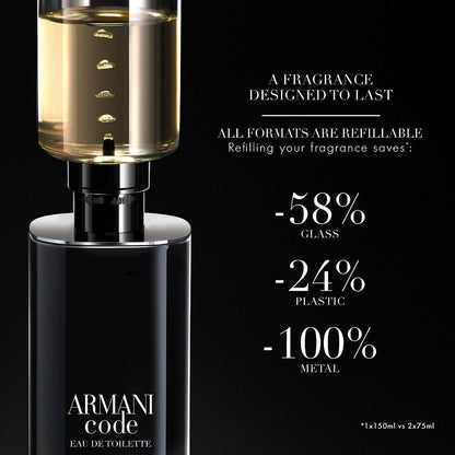 Armani Code 2023 Eau de Toilette Homme 50 ml Rechargeable