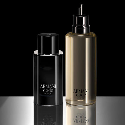 Armani Code Homme Parfum Recharge 150 ml – Élégance Intense & Recharge Écoresponsable