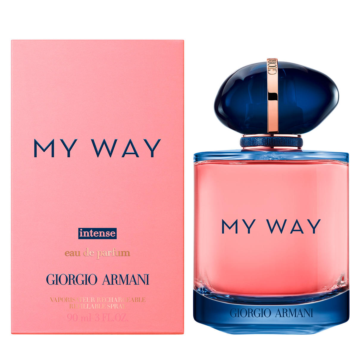 Armani My Way Intense Eau de Parfum Femme 90 ml – Parfum Floral Boisé Intense