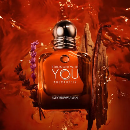 Armani Stronger With You Absolutely Parfum Homme 100 ml – Parfum Oriental Fougère Intense | Belladiscount