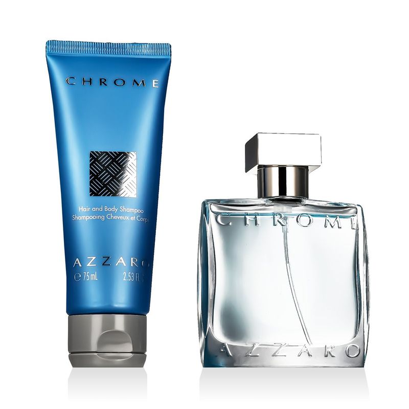 Azzaro Chrome Eau de Toilette 50 ml + Gel Douche 75 ml Homme