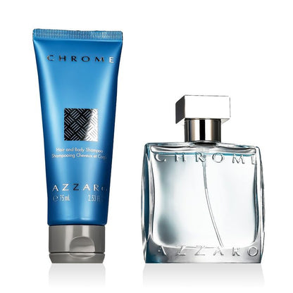 Azzaro Chrome Eau de Toilette 50 ml + Gel Douche 75 ml Homme