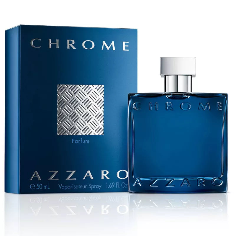 Azzaro Chrome Parfum Homme 50 ml – Parfum Boisé Marin Intense | Belladiscount