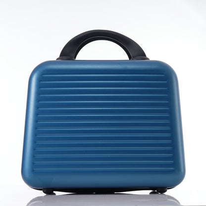 Bagage à main Valise légère de 20 pouces avec poche avant et port USB Paon bleu