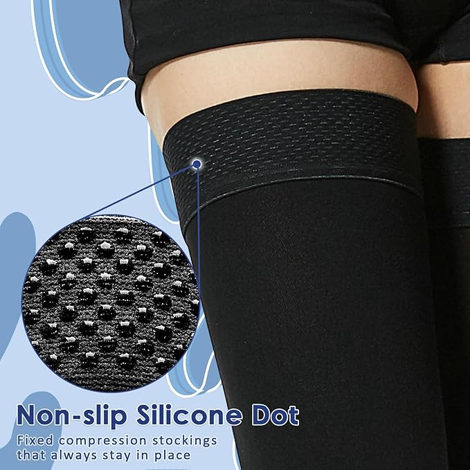 Beister Chaussettes de compression médicale 15-20 mmHg pour hommes et femmes Taille L