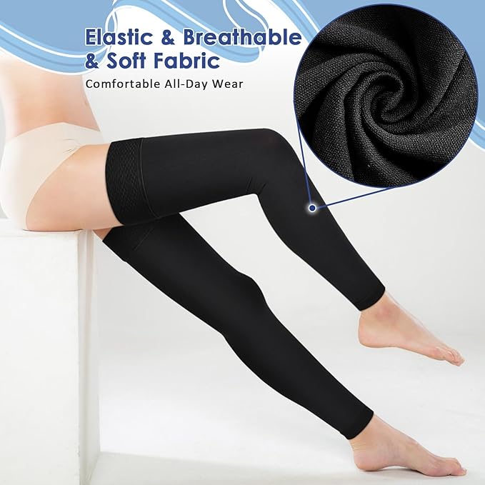 Beister Chaussettes de compression médicale 15-20 mmHg pour hommes et femmes Taille L
