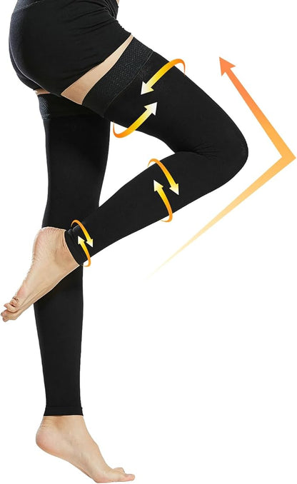 Beister Chaussettes de compression médicale 15-20 mmHg pour hommes et femmes Taille L