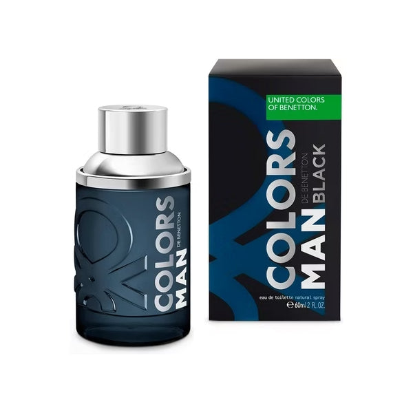 Benetton Colors de Benetton Man Black Eau de Toilette Homme 60 ml