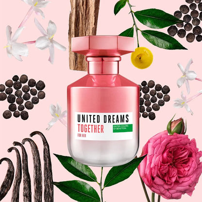Benetton United Dreams Together For Her Eau de Toilette Femme 80 ml