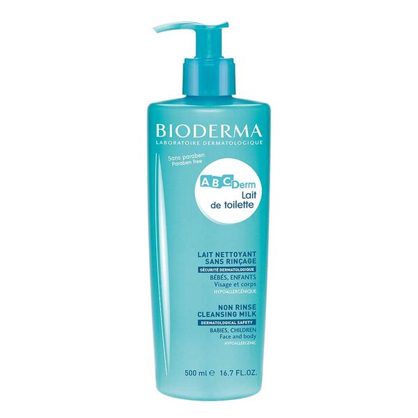 Bioderma ABCDerm Lait Nettoyant Sans Rinçage 500 ml