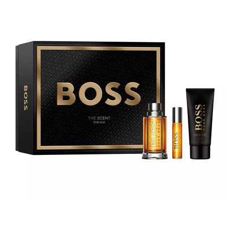 Boss The Scent For Him Eau de Toilette 100 ml + EDT 10 ml + Gel douche 100 ml Homme