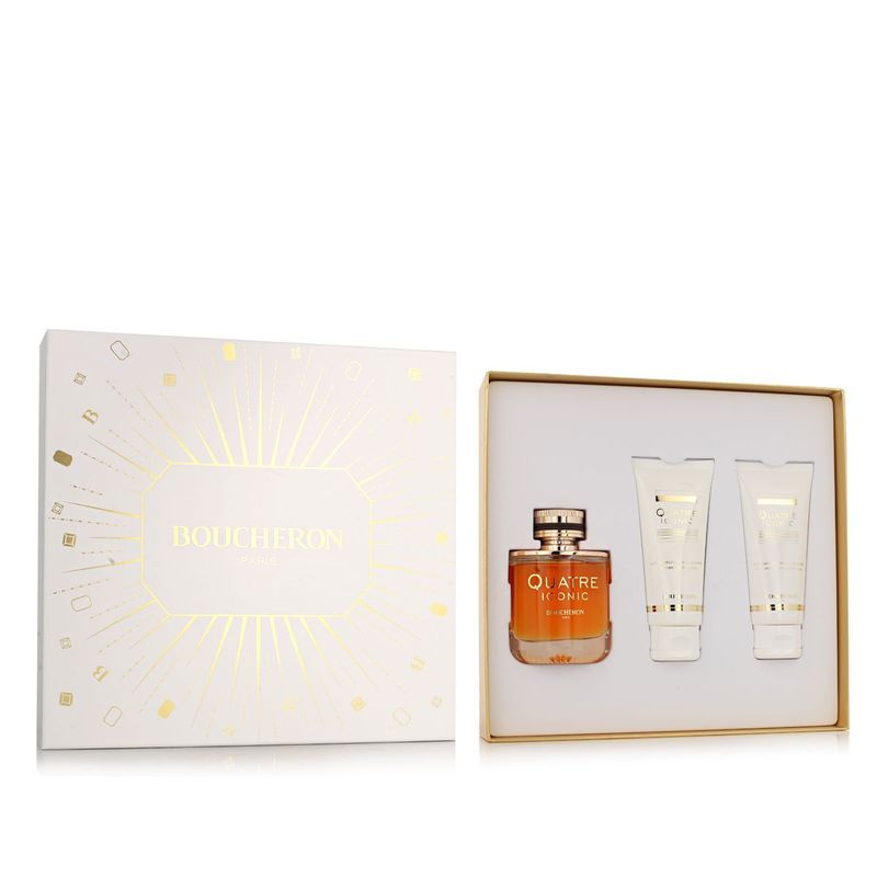 Boucheron Quatre Iconic Eau de Parfum 100ml + Gel douche 100ml + Lait corps 100ml