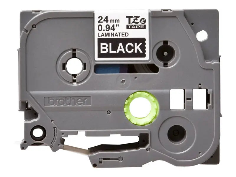 Brother TZe-355 - Adhésif standard - blanc sur noir - Rouleau (2,4 cm x 8 m) 1 cassette(s) ruban laminé - pour Brother PT-D600, P-Touch PT-3600, D800, E550, E800, P750, P900, P950, P-Touch EDGE PT-P750 Super Promo PC