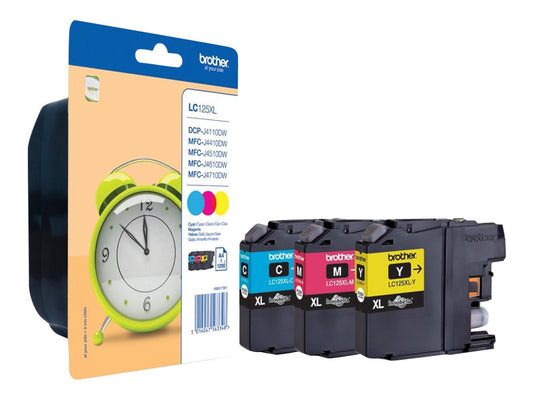 Brother LC125XL Rainbow Pack - Cartouche d'encre - LC125XLRBWBP BROTHER