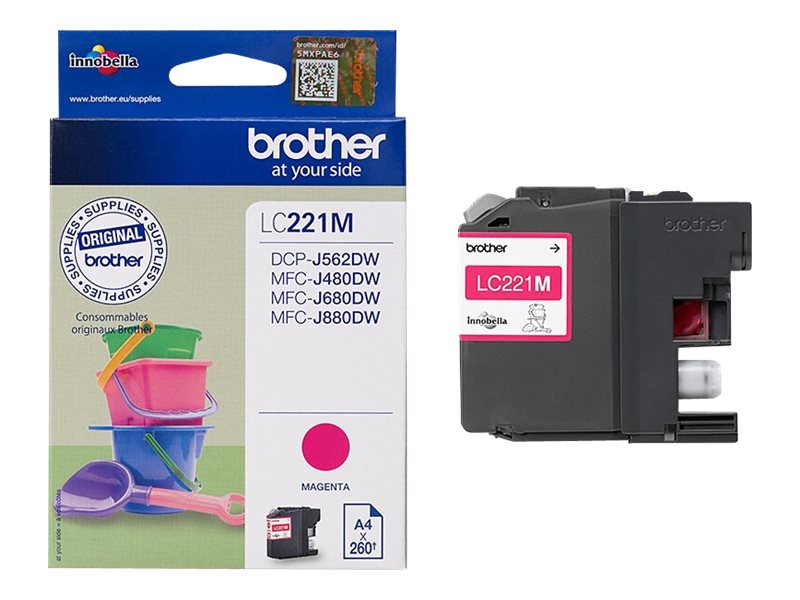 Brother LC221M - Cartouche d'encre - LC221M