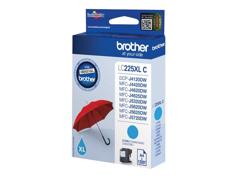 Brother LC225XLC - cartouche d'encre - LC225XLC Brother